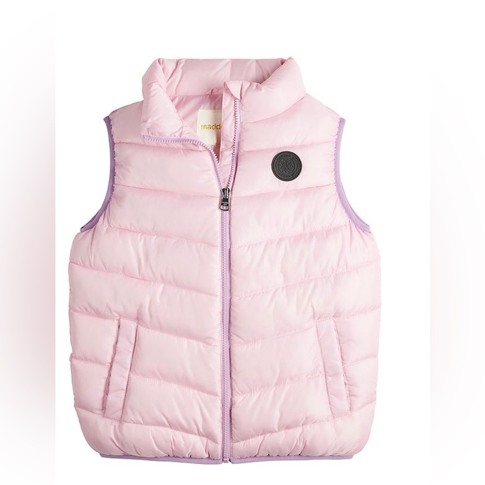 Madden Girl Pink Puffer Vest for girls 10 12